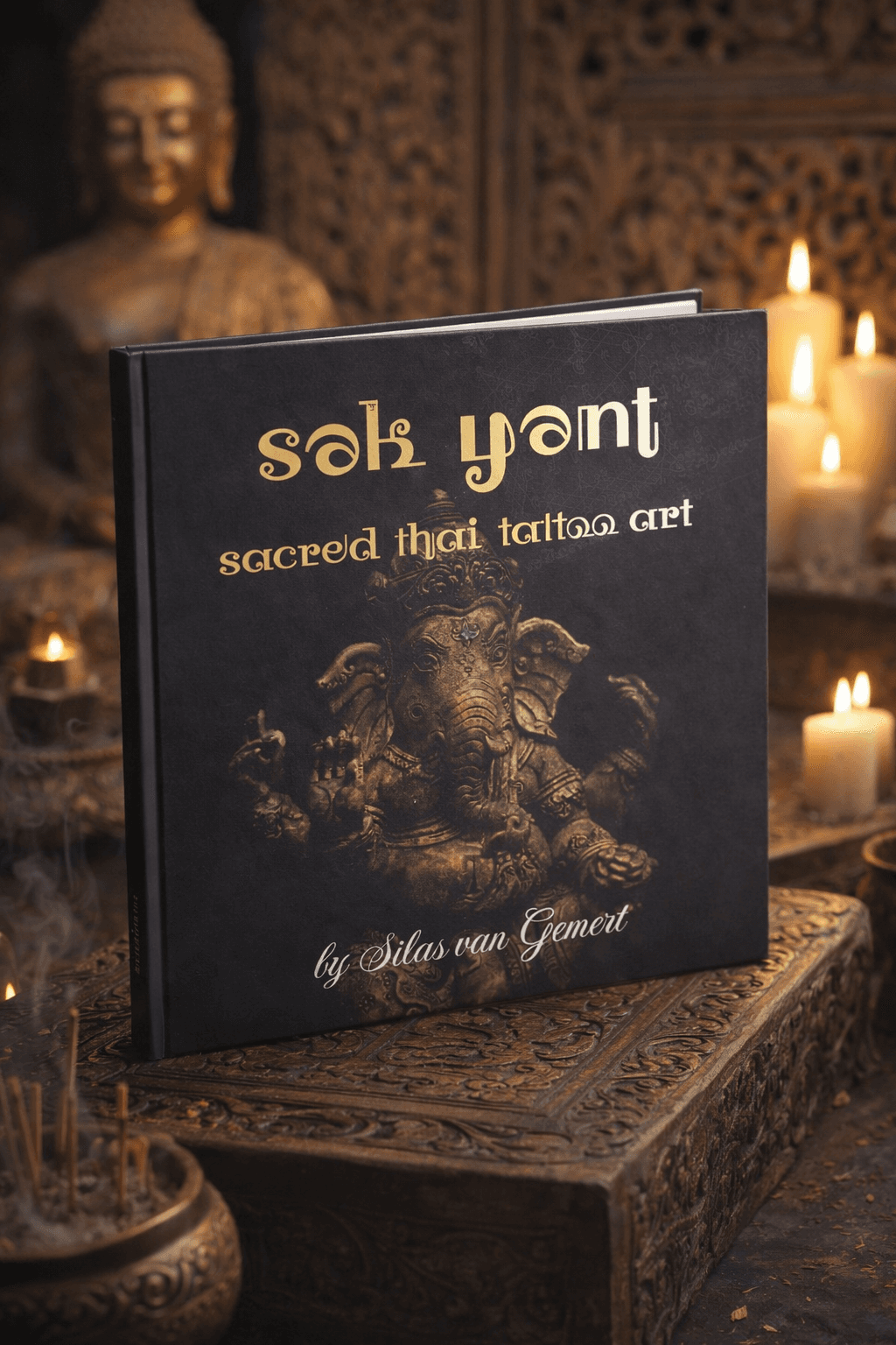Boekcover van Sak Yant Sacred Thai Tattoo Art door Silas van Gemert